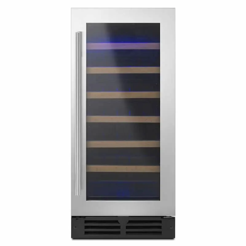 Whirlpool 34-Bottle Wine Cooler – Built-In Or Freestanding Use, Model Wuw35X15Ds 1
