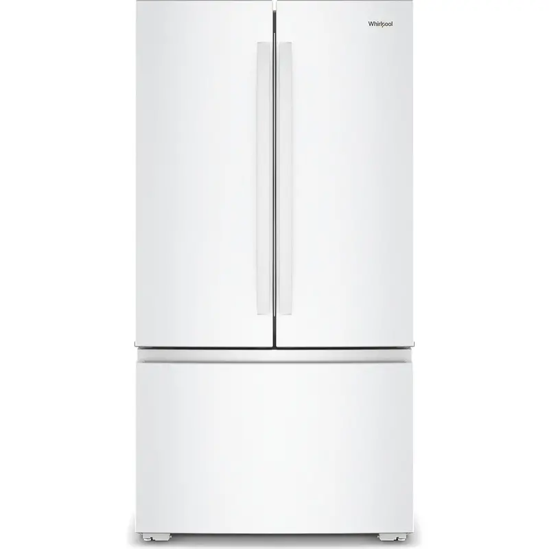 Whirlpool 36-Inch Counter-Depth French-Door 3-Door Refrigerator, 24 Cu. Ft. – White (Wrfc3036Rw) 1