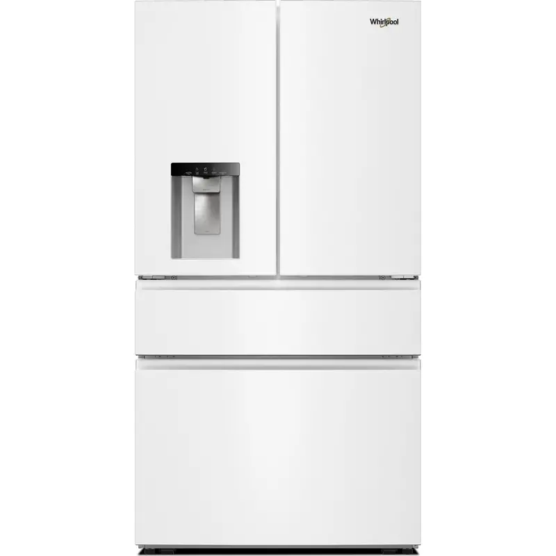 Whirlpool 36-Inch French Door Refrigerator Featuring In-Door Ice Maker & Water Dispenser – Wrmf3536Sw 1