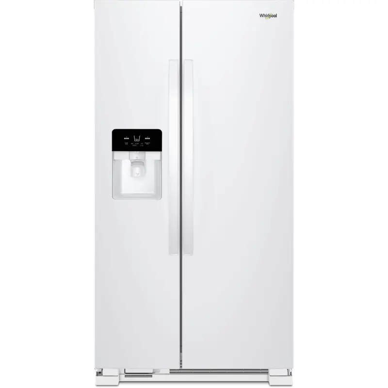 Whirlpool 36-Inch Side-By-Side Refrigerator – 24.55 Cu. Ft., Model Wrs325Sdhw 1