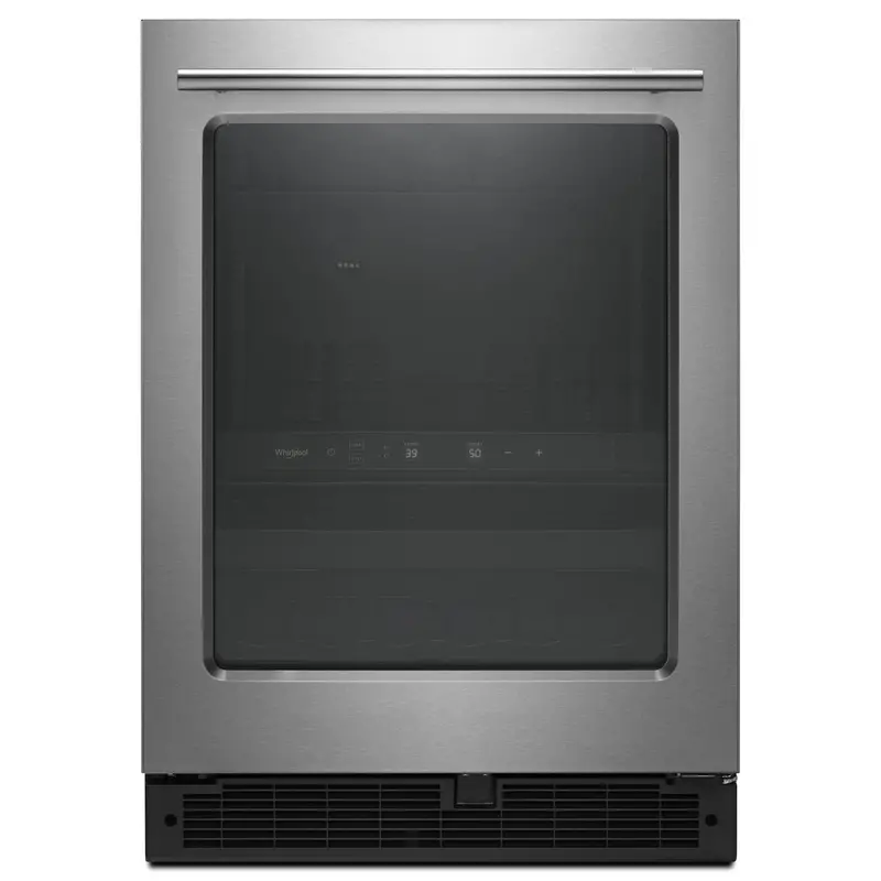 Whirlpool 5.2 Cu. Ft. Undercounter Beverage Center – 24" Wide, Energy-Efficient (Model Wub35X24Hz) 1