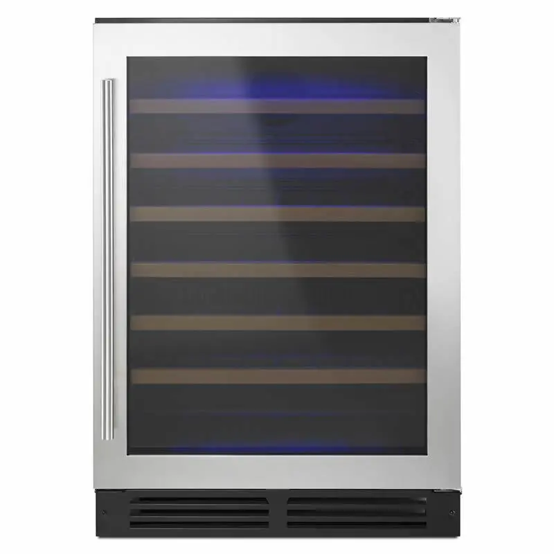Whirlpool 51-Bottle Undercounter Wine Cellar – Dual-Zone Cooling, Model Wuw35X24Ds 1