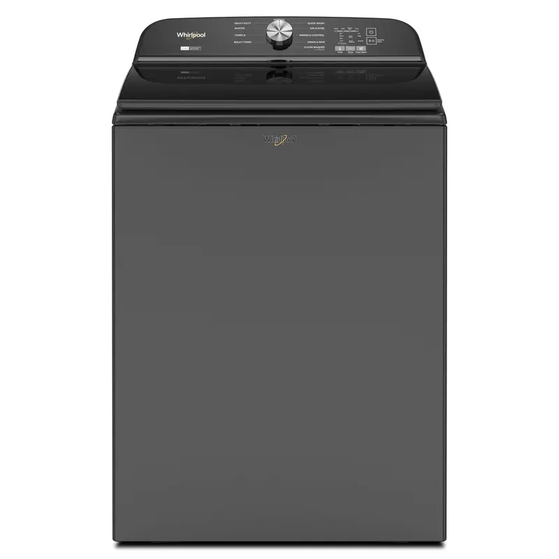Whirlpool 6.1 Cu. Ft. Top-Load Washer In Black (Wtw6157Pb) 1