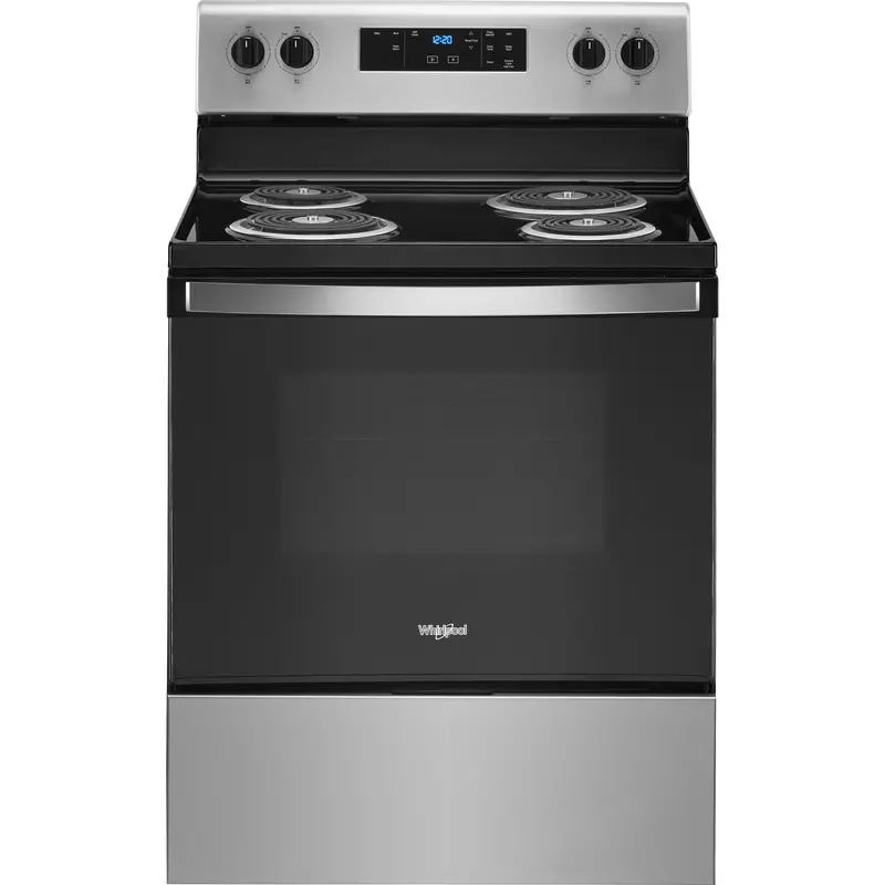 Whirlpool Freestanding Electric Range – 30", 4.8 Cu. Ft., Self-Cleaning Oven (Model Ywfc315S0Js) 1