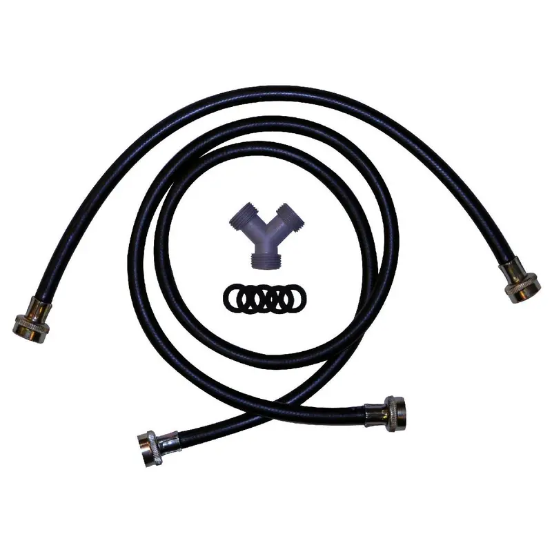 Whirlpool Heavy-Duty Laundry Drain Hose – 5-Foot, Reinforced Pvc (W10044609A) 1