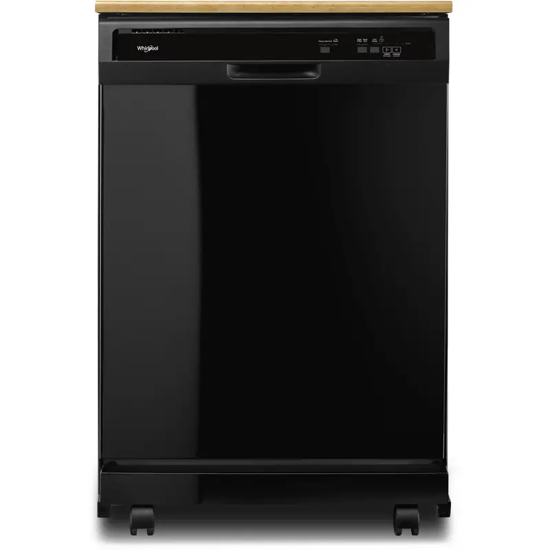 Whirlpool Portable Dishwasher – Compact, Easy-Connect Setup, Model Wdp370Pahb 1