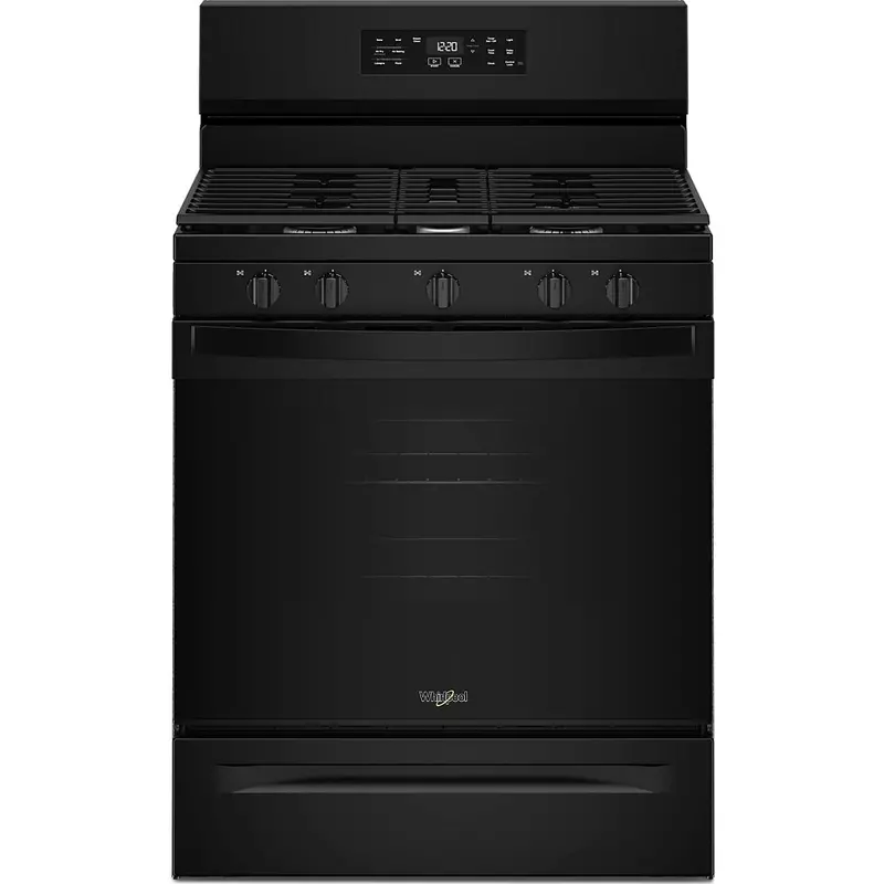 Whirlpool Wfgs4530Sb 30-Inch Gas Range With Steam Clean And Air Cooking 1
