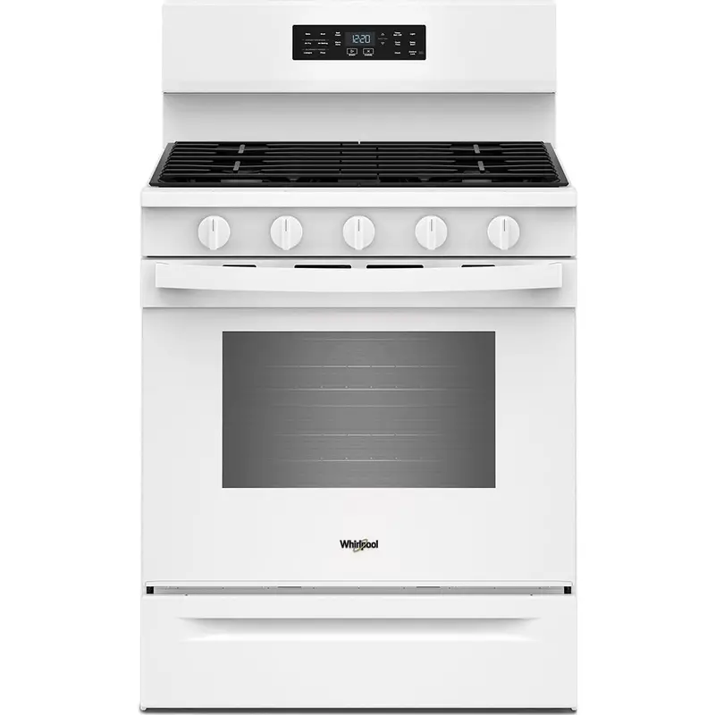 Whirlpool Wfgs5730Sw 30-Inch Gas Range Featuring Air Cooking And Sealed Burners 1