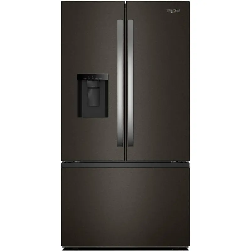 Whirlpool Wrff3536Sv 36-Inch, 30 Cu. Ft. Freestanding French 3-Door Refrigerator With External Ice/Water Dispenser 1