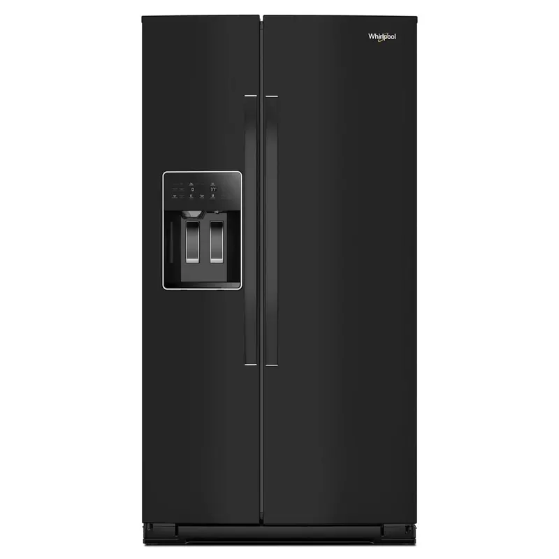 Whirlpool Wrsf5536Rv 36-Inch, 28 Cu. Ft. Side-By-Side Refrigerator With External Ice And Water Dispensing 1
