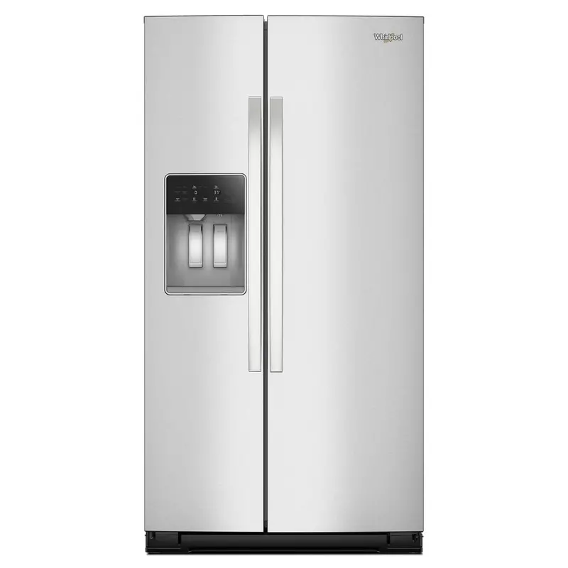 Whirlpool Wrsf5536Rz 36-Inch, 28 Cu. Ft. Side-By-Side Refrigerator With External Ice And Water Dispenser 1