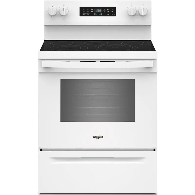 Whirlpool Ywfes5730Sw 30-Inch Electric Range Featuring Air Cooking And Precision Bake 1