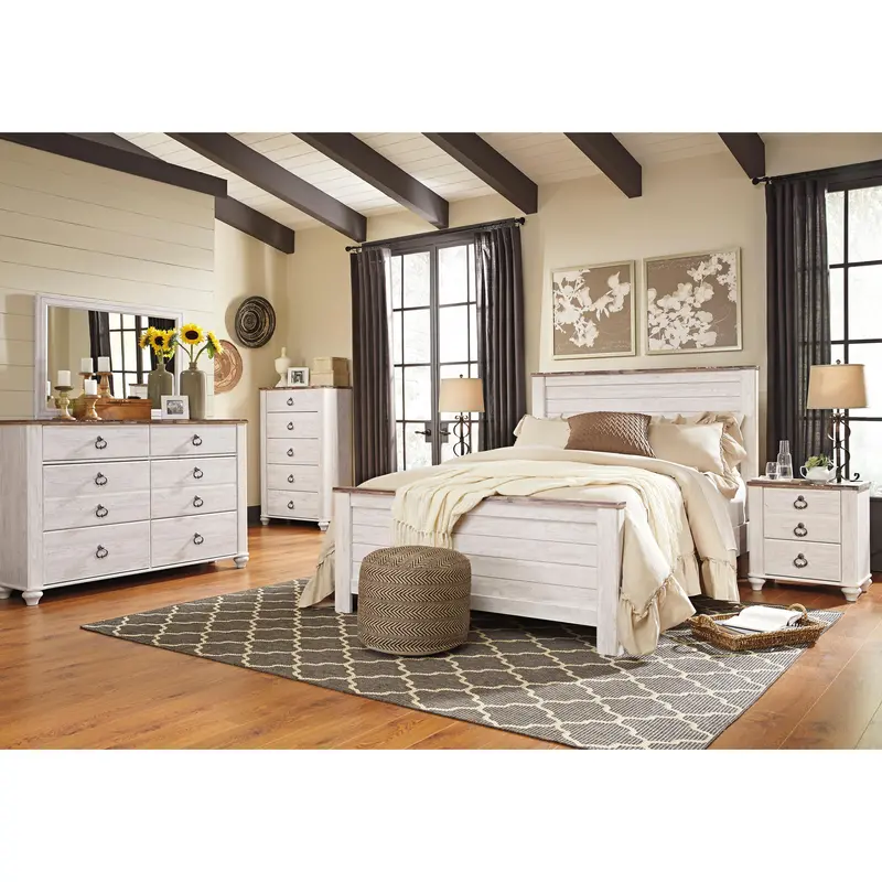 Willowton Queen Panel Bedroom Suite – 8-Piece Ashley Signature Design 1