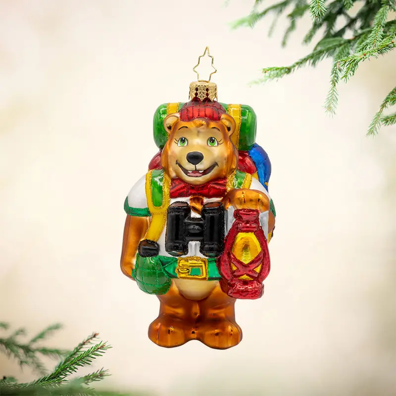 Woodland Explorer Bear Figurine 1