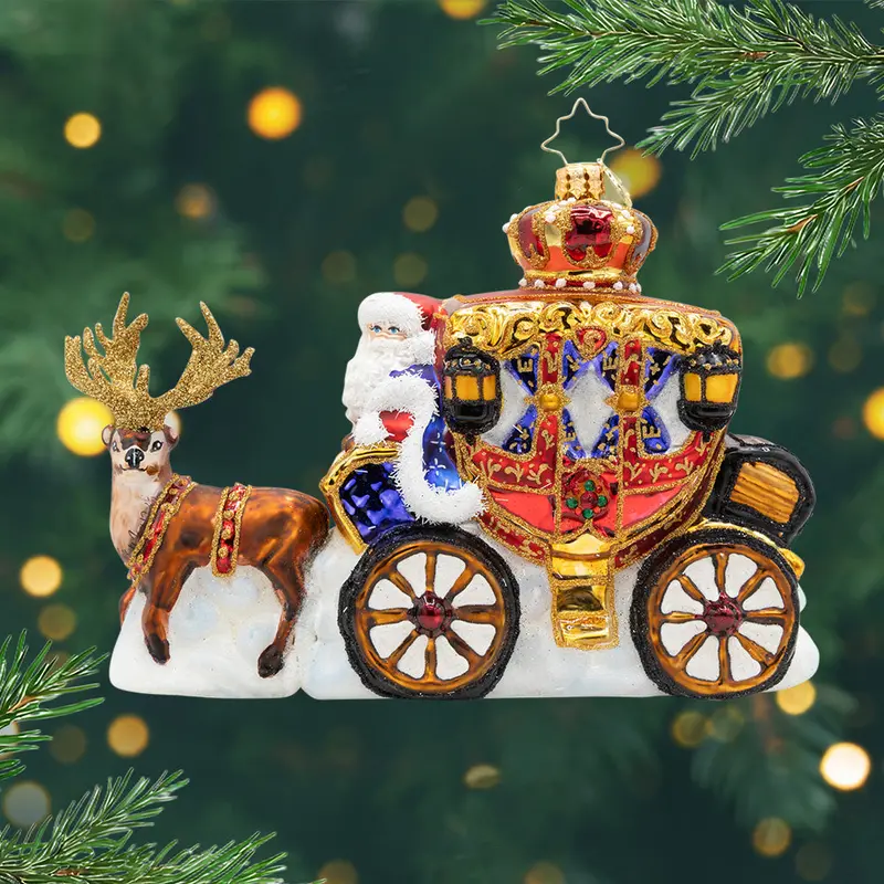 Yuletide Carriage Ride Ornament 1