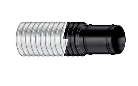 1-1/8" Bilgeflex Marine Hose – 300-Foot Black Spool 1
