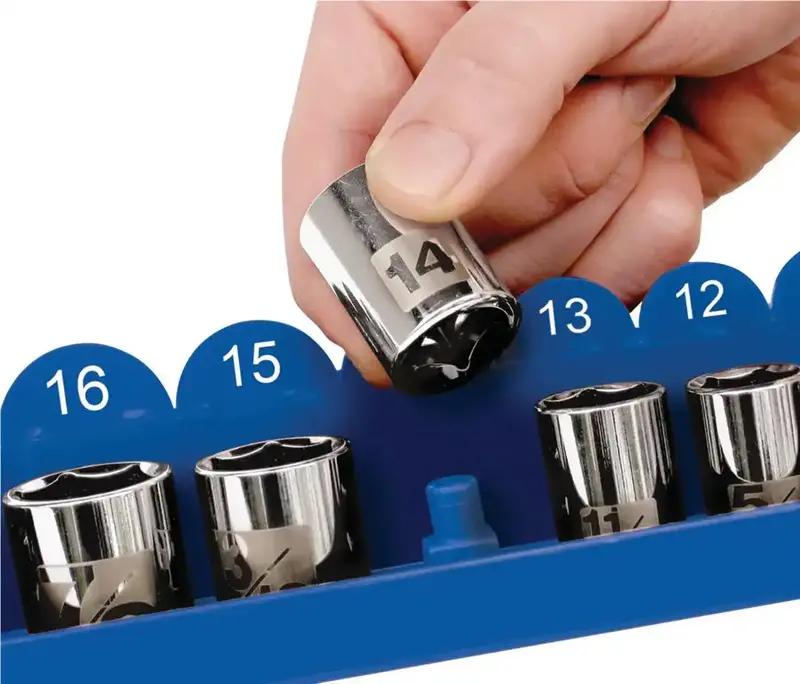 1/4-Inch Drive Metric Socket Tray – Organized Storage For Mechanics 1