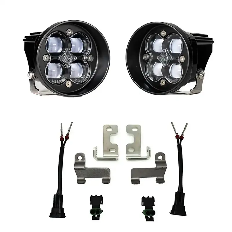 Baja Designs 447641 Squadron-R Sae-Certified Led Driving/Fog Light – Round 29-Watt Fog Beam With Robust Aluminum Housing 1