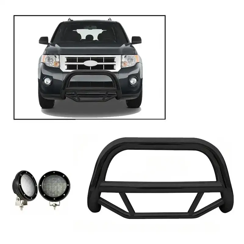 Black Horse Off-Road Mbb-Fob2601-Plfb Steel Skid Plate With Non-Slip Surface 1