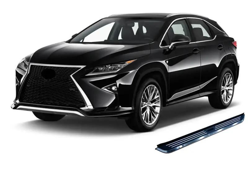 Black Horse Off-Road Pilx70 Aluminum Rocker Panel – Black & Silver Finish 1