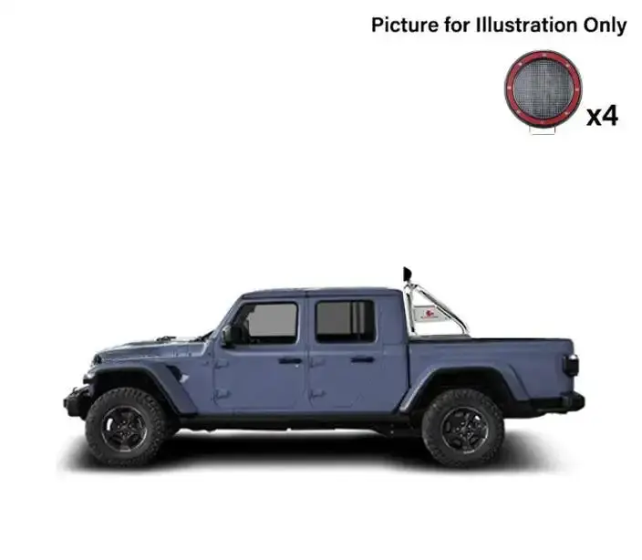 Black Horse Off-Road Rb09Ss-Plfr Stainless Steel Raised Base Mount For Tonneau Cover Installation 1
