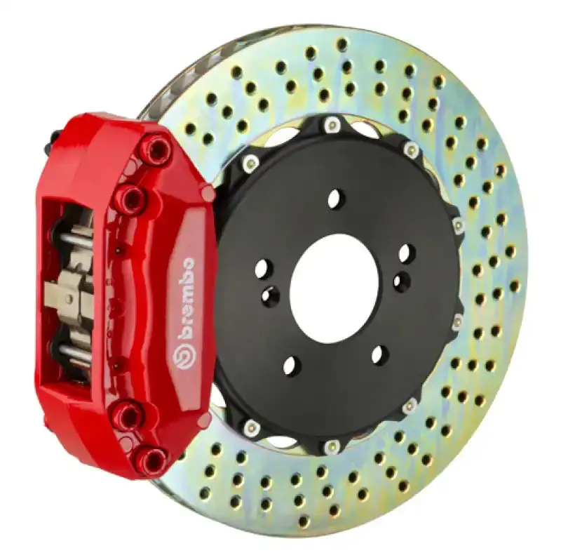 Brembo Front Big Brake Kit For 1997–1999 Acura Cl – 4-Piston Calipers, 328X28Mm Drilled Rotors 1