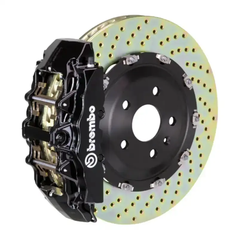 Brembo Front Gt Bbk For 2007–2015 Audi Q7 (4L) – 8-Piston Calipers, 380X34Mm Drilled Rotors 1