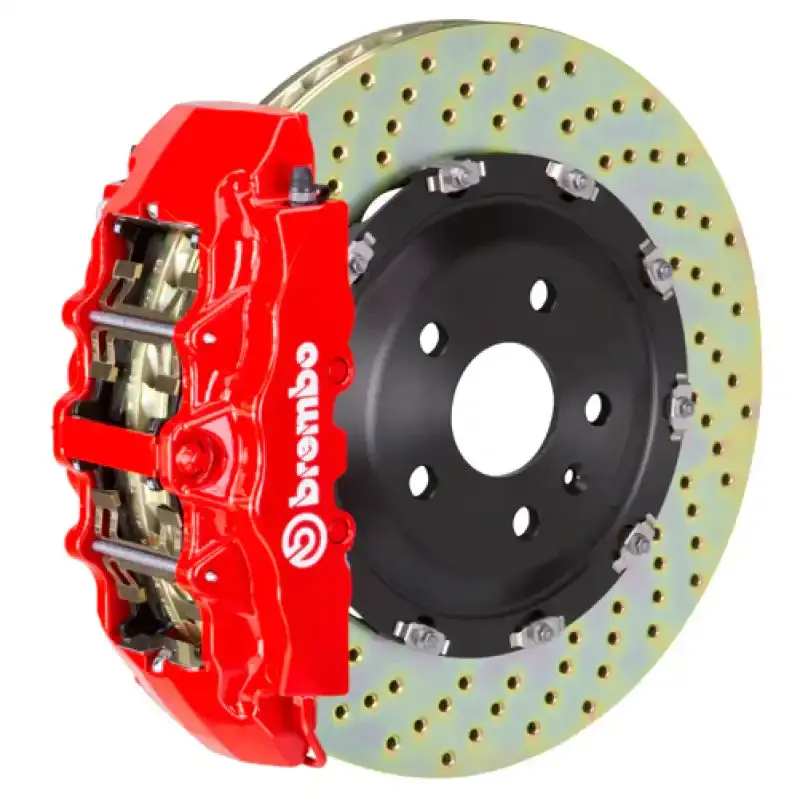 Brembo Gt Big Brake Kit – Front Drilled Rotors (380X34Mm), 6-Piston Calipers For 2015–2016 Genesis Sedan 3.8L/5.0L (Non-Awd) 1