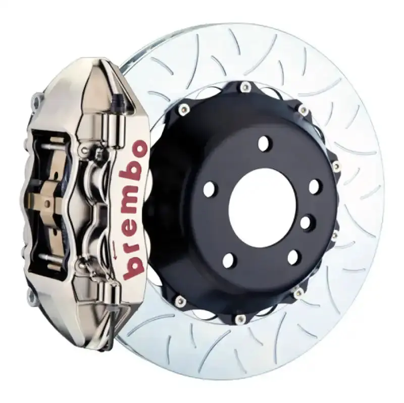 Brembo Gtr Big Brake Kit For 2007–2013 Bmw X5 – Rear 4-Piston Calipers, 380X28Mm Slotted Two-Piece Rotors With Nickel Finish 1