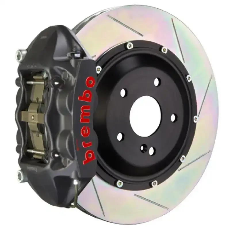 Brembo Gts Rear Brake Kit – Slotted 2-Piece Rotors (345X28Mm) & 4-Piston Calipers For 2022+ Toyota Gr86 1