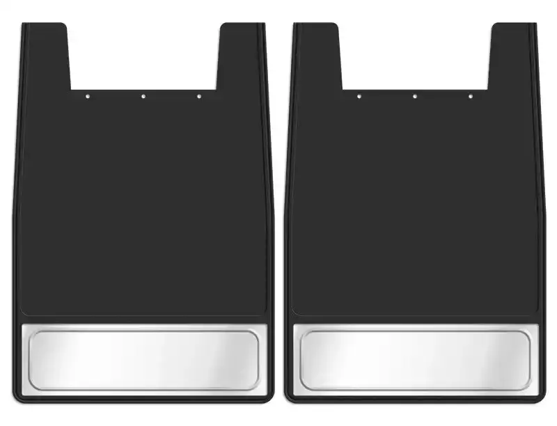 Cloud-Rider Universal Dually Mudflaps – Smooth Mirror-Finish Inserts, Model 18-20291 1