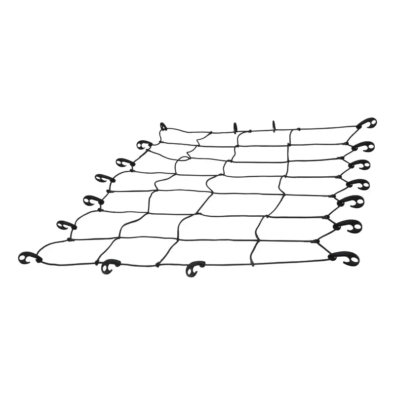Curt 18201 Elastic Cargo Net – 65" X 38" Stretchable Roof Basket Net With Heavy-Duty Hooks 1