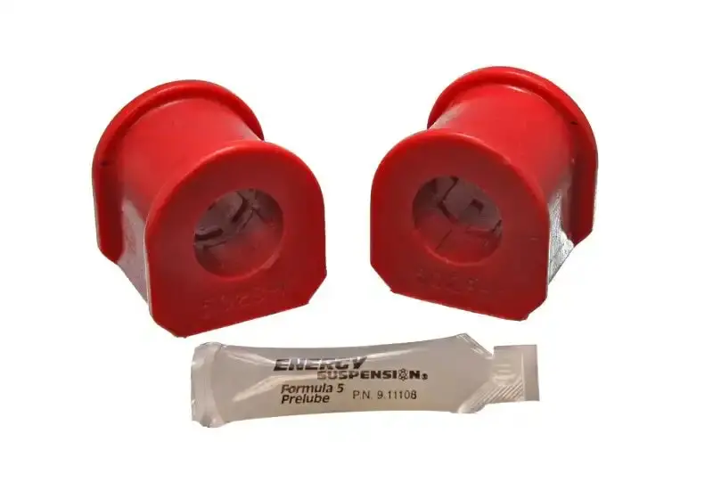 Energy Suspension 1-Inch Front Stabilizer Bushing Kit – Red Polyurethane Upgrade 1