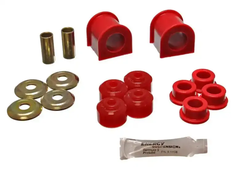 Energy Suspension Front Sway Bar Bushing Kit – Red Polyurethane, Includes End Link Components For 1993–1998 Jeep Grand Cherokee 1