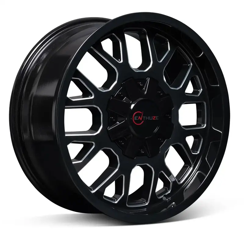 Enthuze Attitude Gloss Black & Milled Wheel – Actentp802Ad-2090Tu18 1
