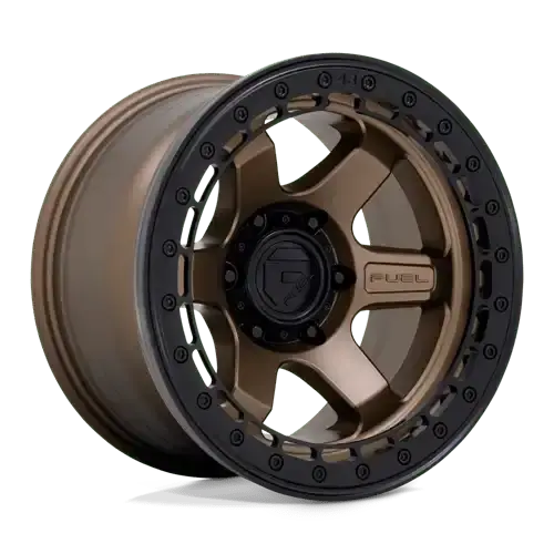 Fuel Off-Road D124 Alloy Wheel – 17X9 Inches, 5X5.0 Bolt Pattern, -15Mm Offset, Matte Bronze/Black 1