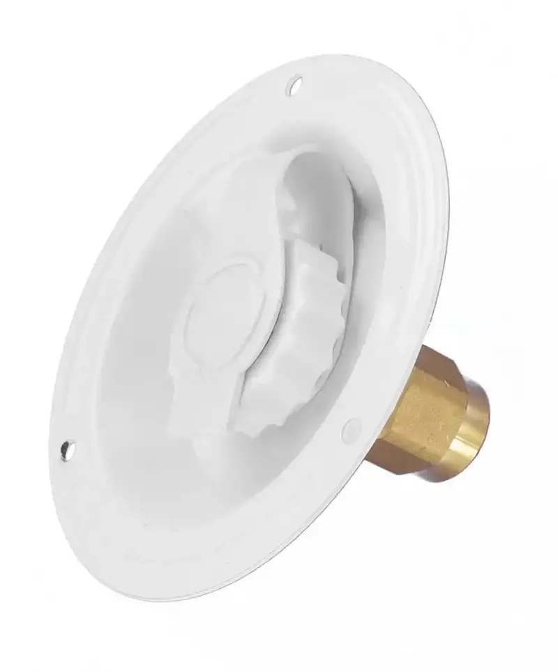 Metal Inlet Receiver – Left Front, White Finish 1