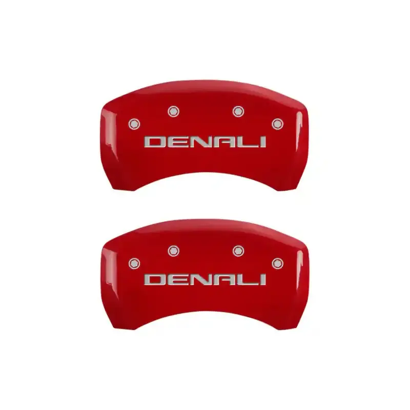 Mgp Denali Red Engraved Caliper Covers For 2019 Gmc Acadia – Front & Rear Set 1