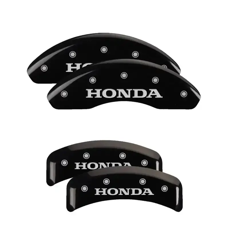 Mgp Engraved Caliper Covers – 4-Piece Front & Rear Set With V-Tech Black Finish And Silver Accent 1