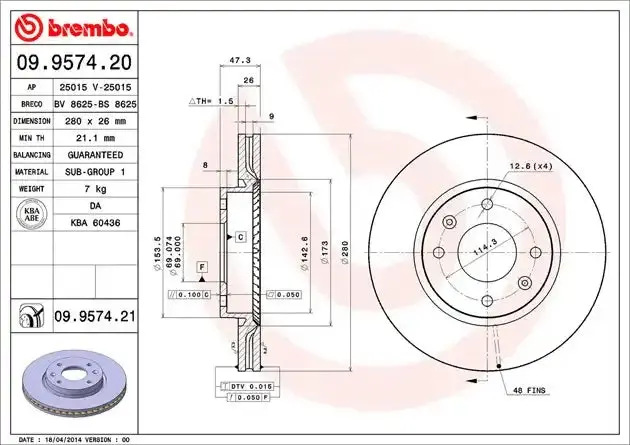 Oem-Style Replacement Brake Rotor – Precision-Machined For Reliable Stopping Power 1