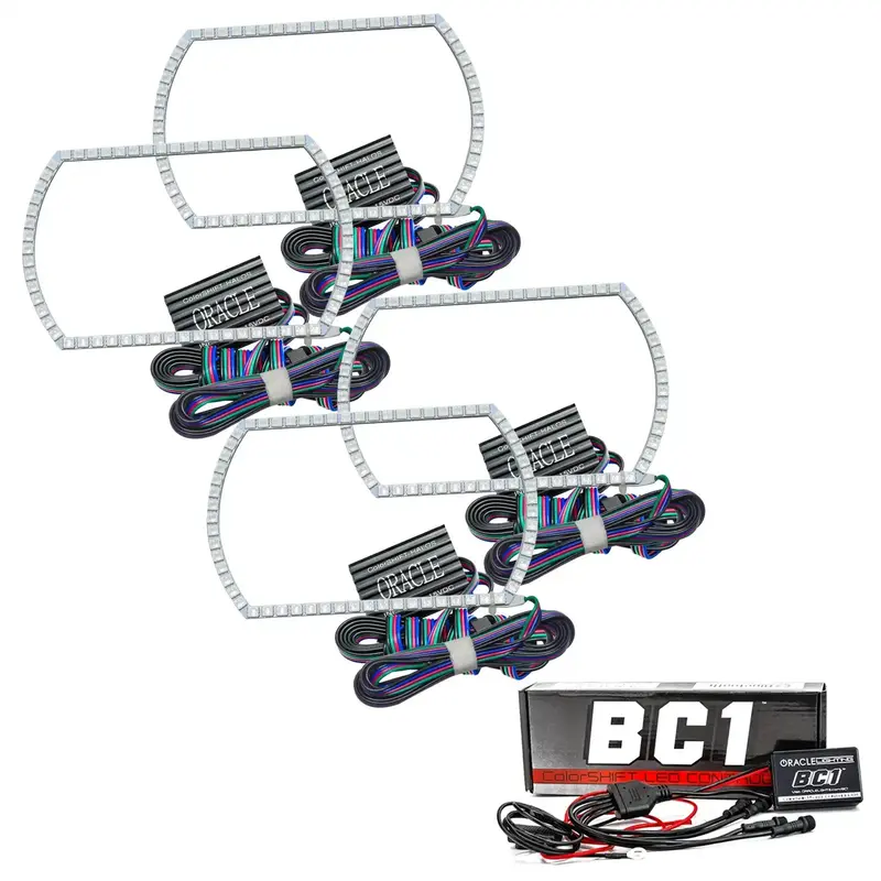 Oracle Colorshift Halo Kit – Round Style With Rgb Control (Bc1 Protocol) 1