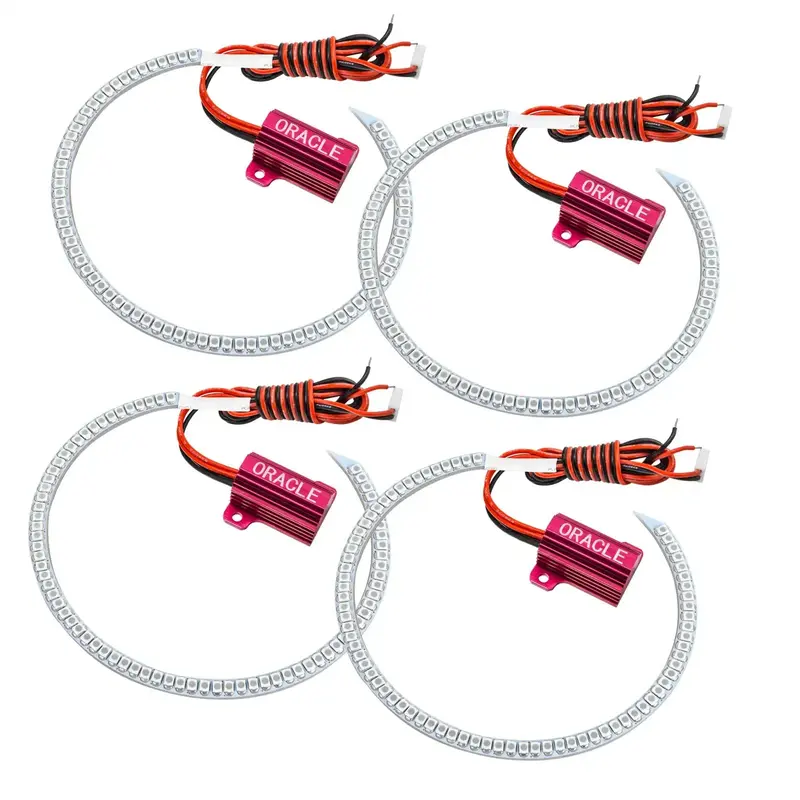 Oracle Lighting 2258-003 Round Led Halo Ring Kit With Red Illumination 1