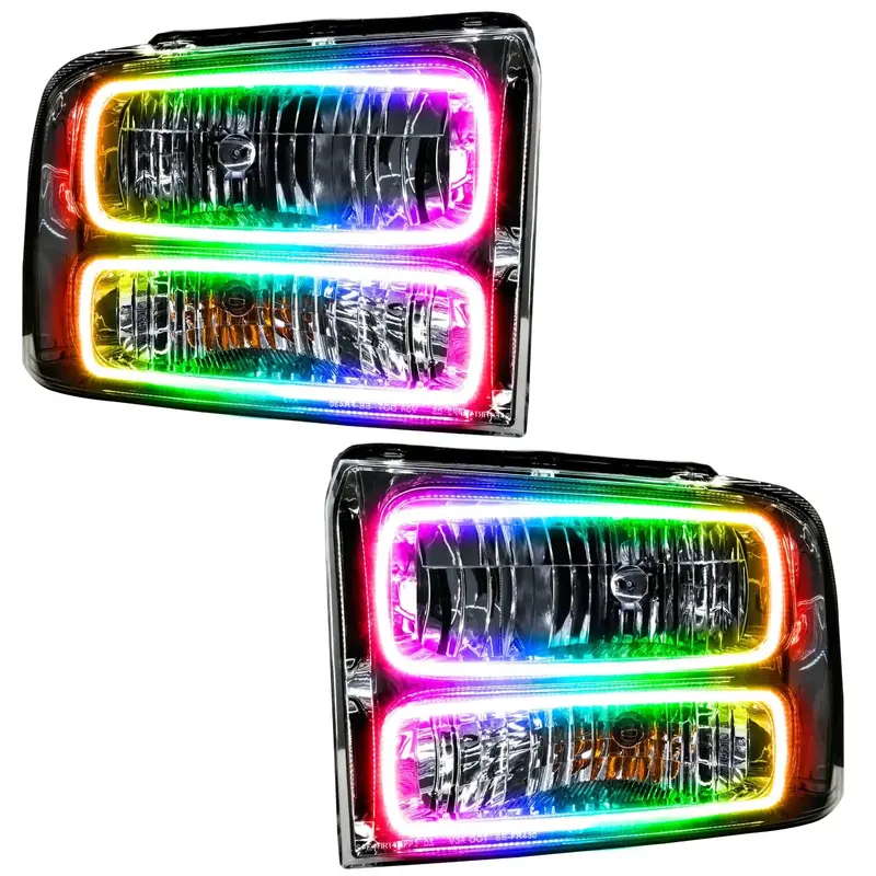 Oracle Lighting 7146-334 Colorshift Headlights – Chrome Bezel, Pre-Assembled Smd 1