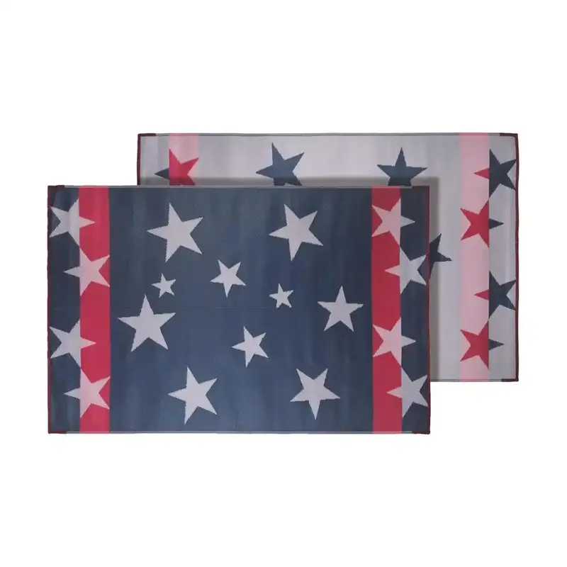 Patriotic Star-Spangled Floor Mat – 9" X 12" Indoor/Outdoor Rug 1