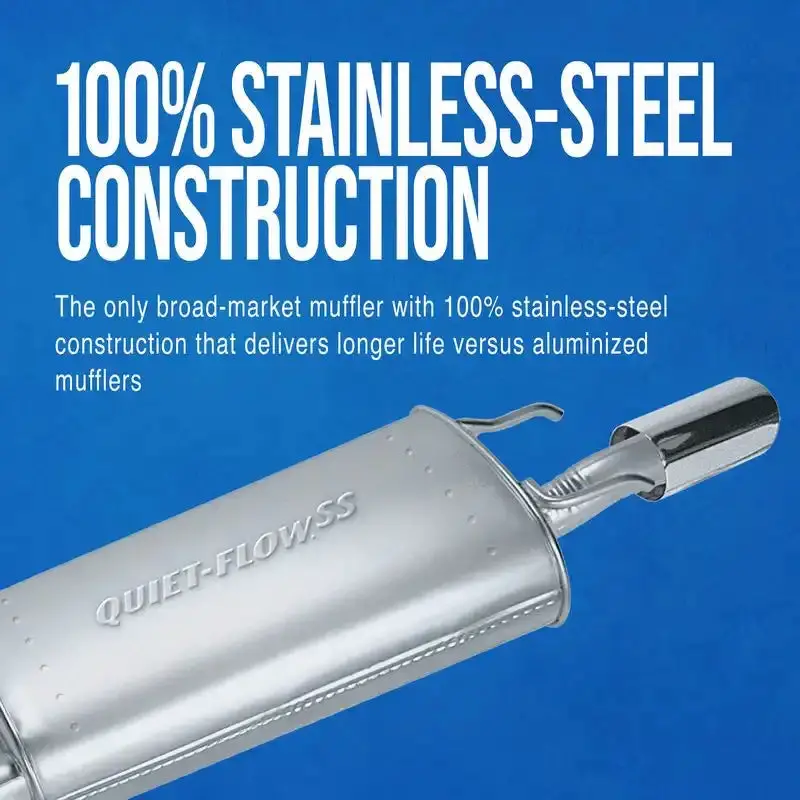 Quiet Flow Ss Muffler – High-Performance Exhaust Silencer 1