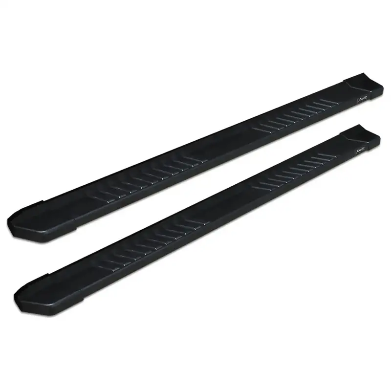 Raptor Series 1704-0143Bt Oem-Style Slide Track Running Boards – 6-Inch Black Textured Aluminum For 2007–2021 Toyota Tundra Crewmax 1