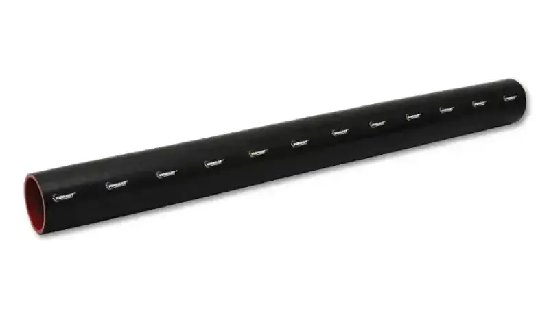Vibrant 4-Ply Reinforced Black Silicone Straight Hose Coupler – 2.75" I.D., 36" Length 1